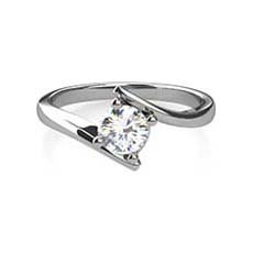 Helena platinum diamond ring