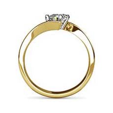 Helena yellow gold engagement ring