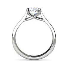 Dana platinum diamond engagement ring