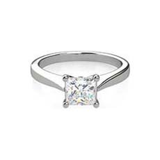 Hermione radiant cut engagement ring