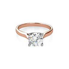 Sherry rose gold solitaire engagement ring