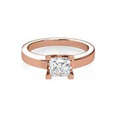 Rowena white and rose gold engagement ring