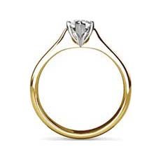 Daphne yellow gold engagement ring