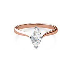 Noreen rose gold diamond engagement ring