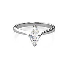 Noreen diamond platinum engagement ring