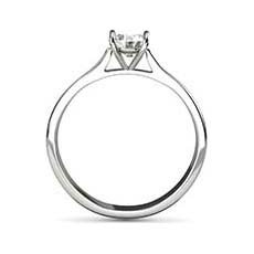 Eleanor platinum solitaire diamond ring