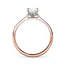 Titania rose gold engagement ring