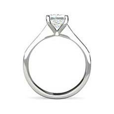 Tatum princess cut diamond engagement ring