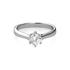 Paloma platinum diamond ring