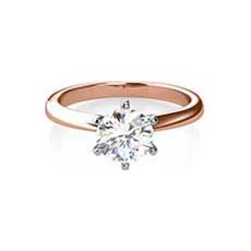 Courtney rose gold engagement ring