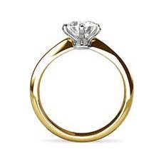 Courtney yellow gold engagement ring