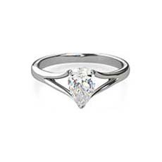 Stella platinum engagement ring