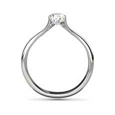 Stella platinum solitaire engagement ring