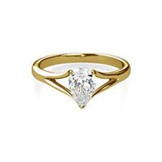 Stella yellow gold diamond engagement ring