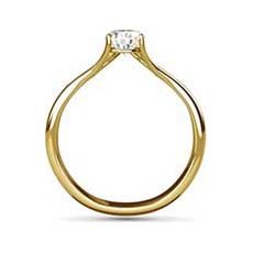 Stella yellow gold engagement ring