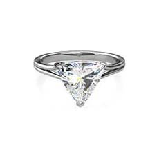 Willow diamond solitaire ring