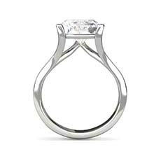 Willow platinum diamond ring