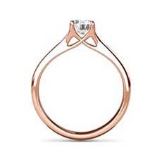 Lucia rose gold engagement ring