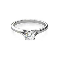 Lucia diamond solitaire ring
