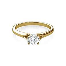 Lucia yellow gold engagement ring
