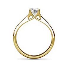Lucia yellow gold engagement ring