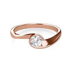 Felicity rose and white gold engagement ring