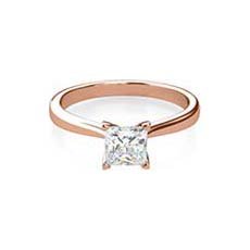 Yolanda rose gold engagement ring