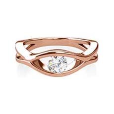 Abigail rose gold engagement ring
