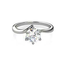 Darcey platinum diamond ring