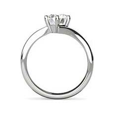 Darcey platinum solitaire diamond ring