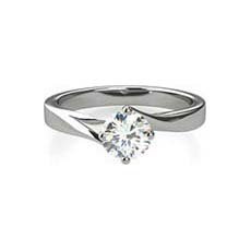 Tanvi diamond solitaire engagement ring