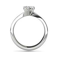 Tanvi crossover engagement ring