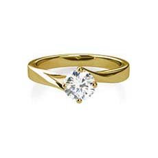 Tanvi yellow gold engagement ring