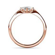 Gloria rose gold engagement ring