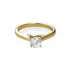 Aurellia yellow gold engagement ring