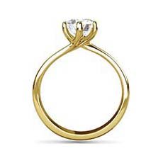 Poppy yellow gold engagement ring