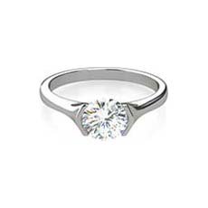 Damaris platinum engagement ring