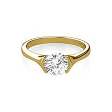 Damaris yellow gold engagement ring