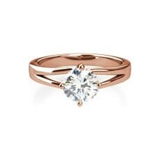 Renata white and rose gold engagement ring