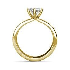 Renata yellow gold diamond ring