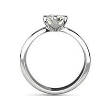Augusta plain engagement ring