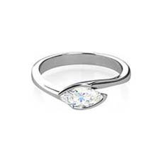Briony white gold solitaire engagement ring