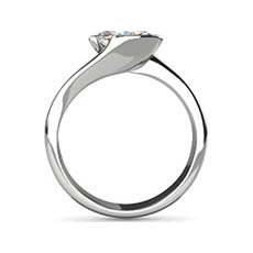 Briony white gold solitaire engagement ring