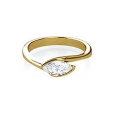 Briony yellow gold diamond ring