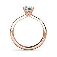 Giselle rose gold diamond engagement ring
