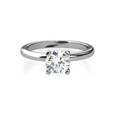 Giselle solitaire diamond ring