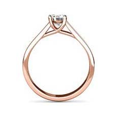 Yasmin rose gold diamond ring