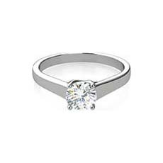 Yasmin platinum diamond ring