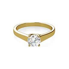 Yasmin yellow gold engagement ring