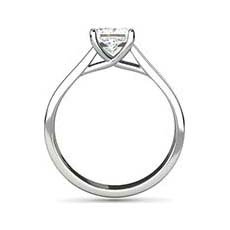 Celeste diamond platinum ring
